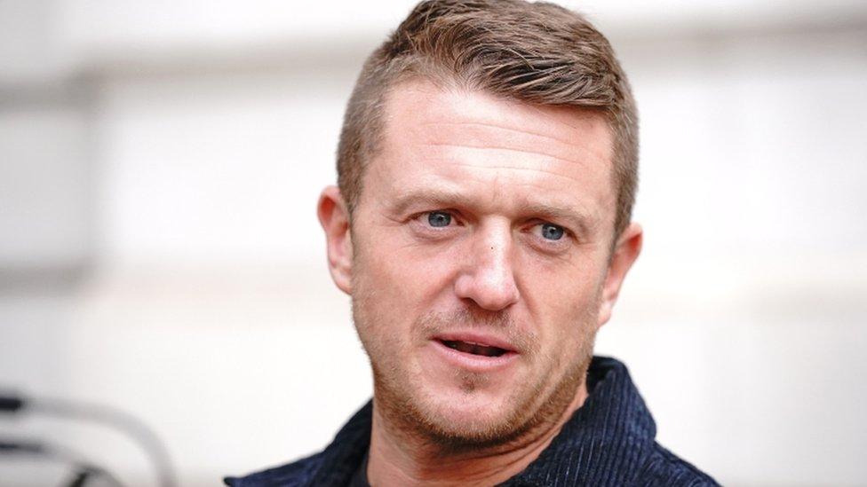 Tommy Robinson, real name Stephen Yaxley-Lennon - file photo 13/10/21