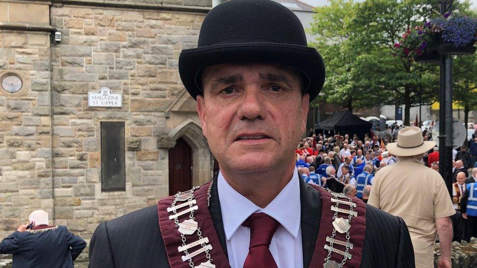 Apprentice Boys of Derry governor Graeme Stenhouse