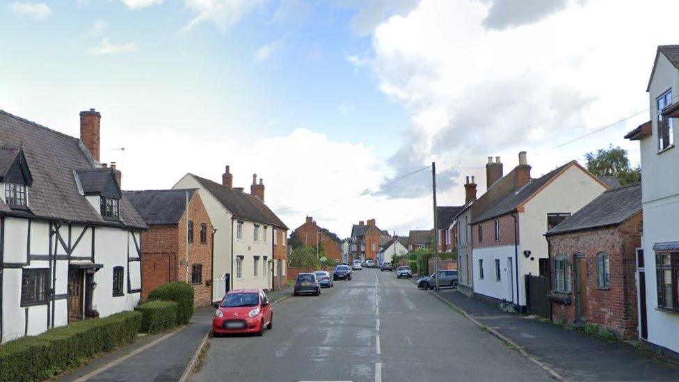 Lutterworth Road in Gilmorton