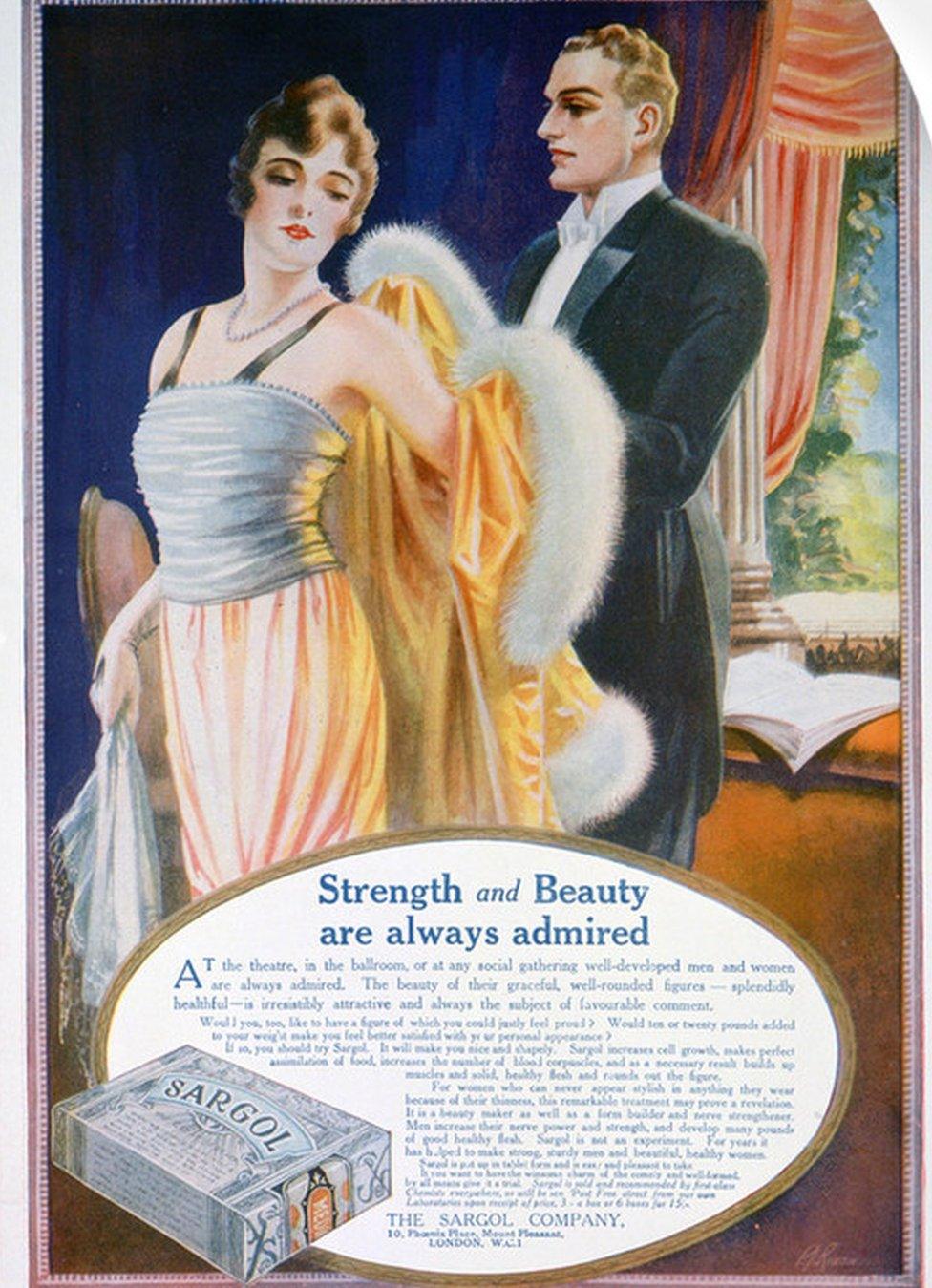 Advert for fat pills