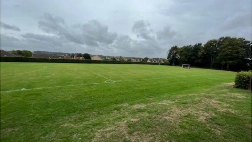 Football Pitch at Preston School Academy