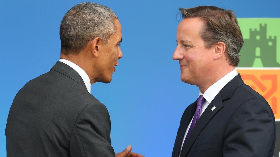 Barack Obama and David Cameron