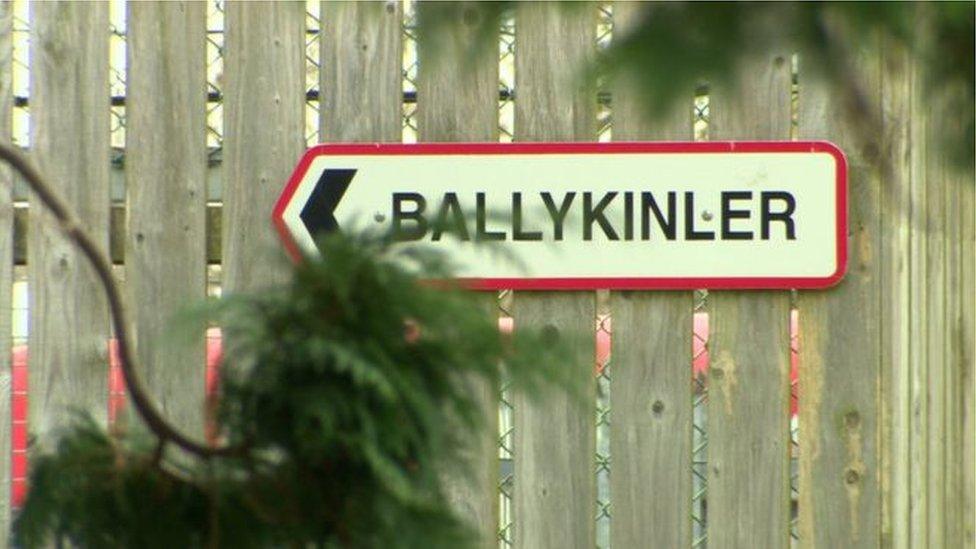 Ballykinler Army base sign