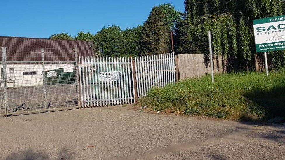 Sackers recycling plant in Suffolk