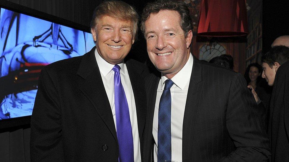 Donald Trump and Piers Morgan