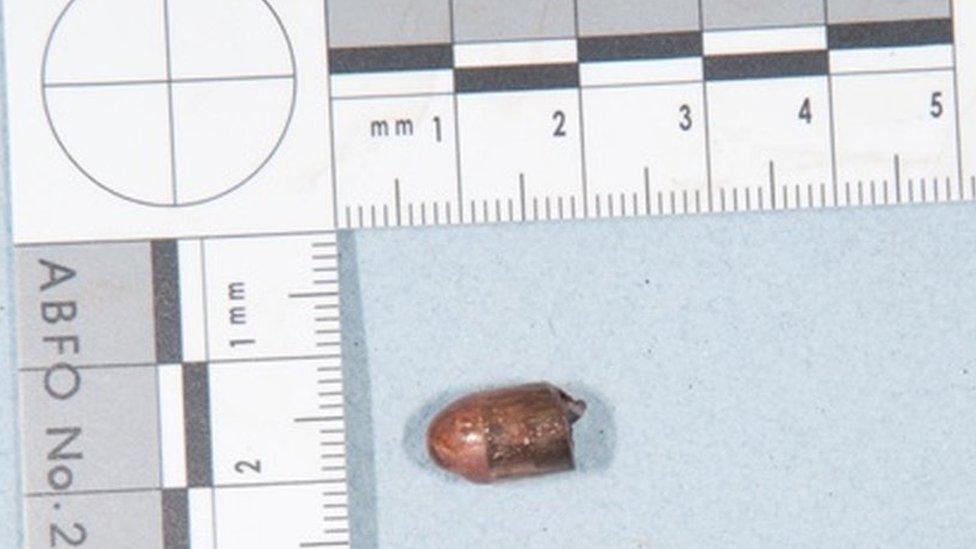 Bullet recovered from John Palmer's body