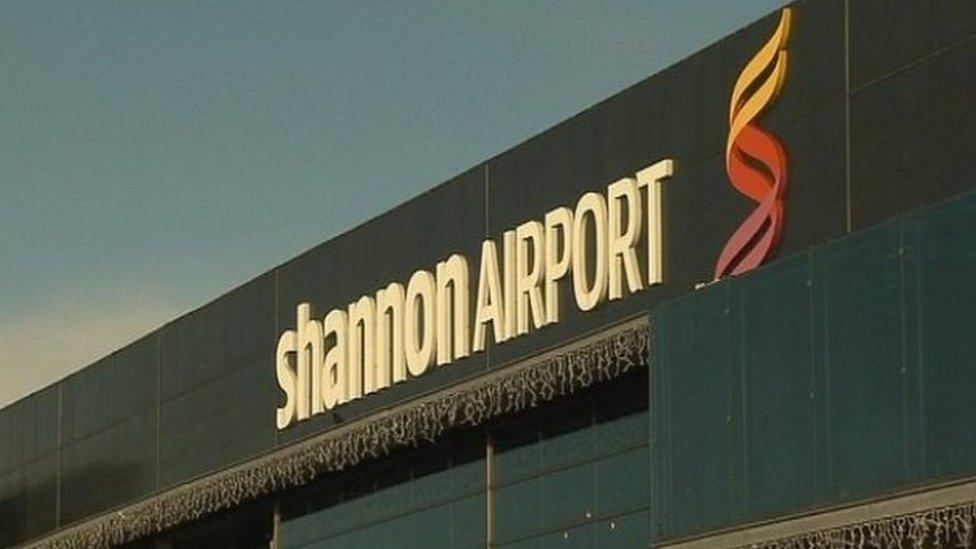 Shannon Airport sign