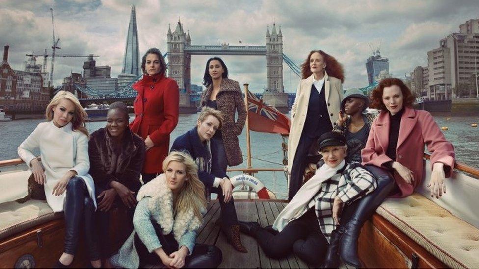 M&S advert from 2013 featuring Helen Mirren, Grace Coddington and Laura Mvula