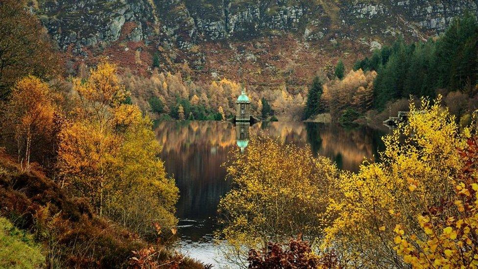 Pen-y-Garreg reservoir, Elan Valley