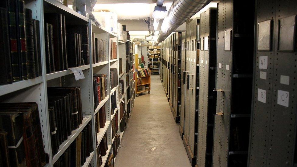 The Leeds Library basement