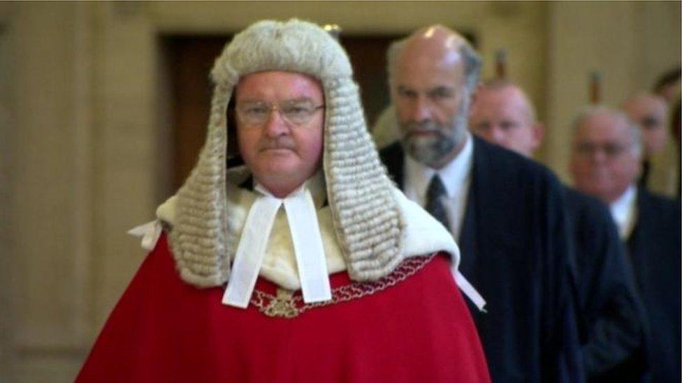 Lord Chief Justice Declan Morgan, file pic