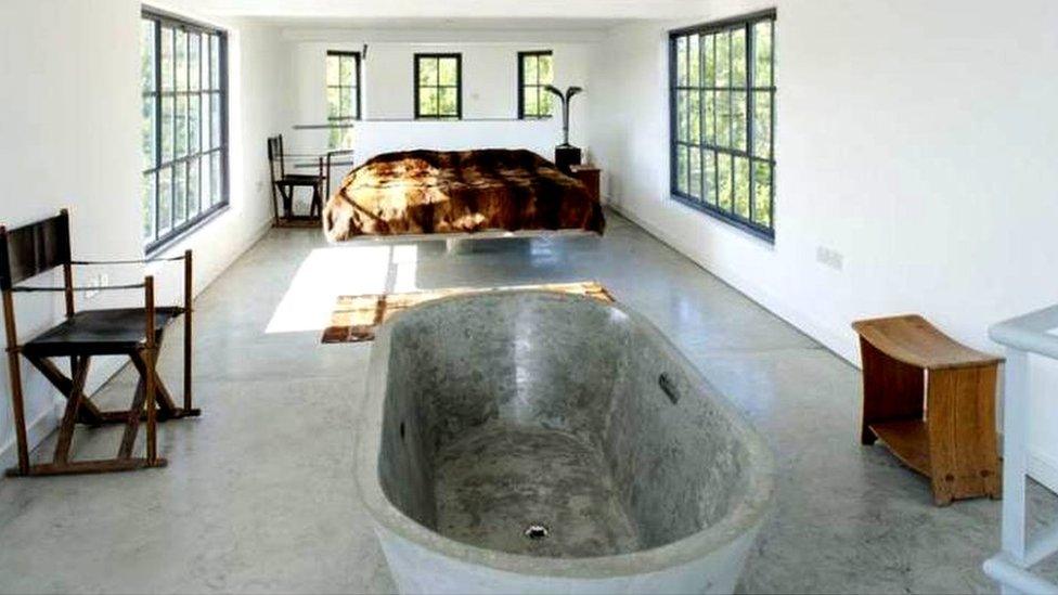 bedroom at Lime Works