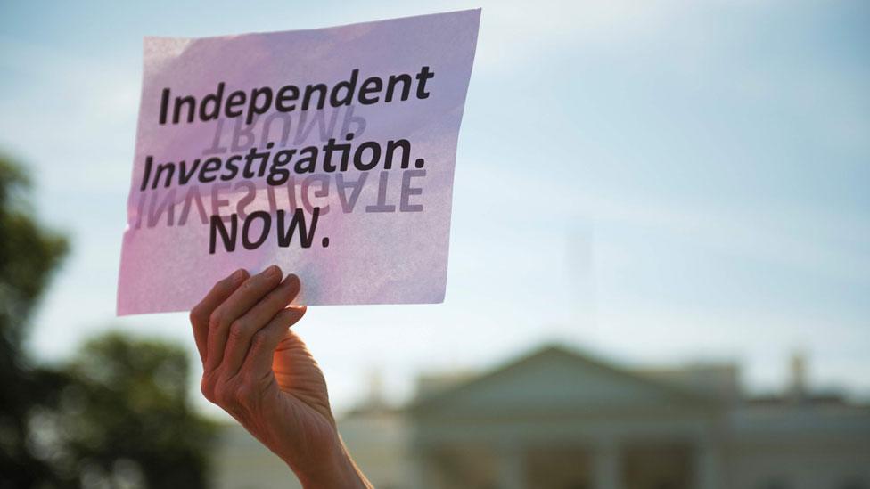 Protester in Washington