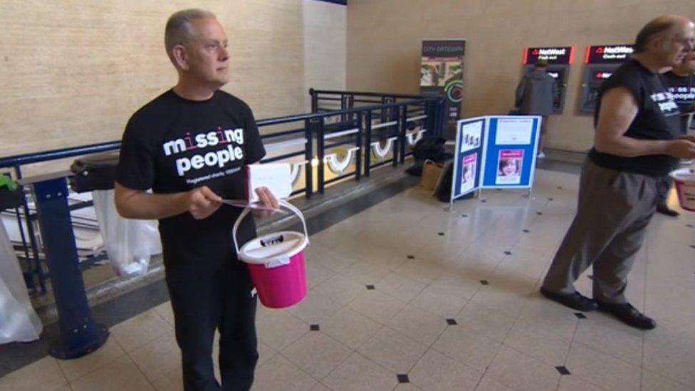 Kevin Gosden at Doncaster train station