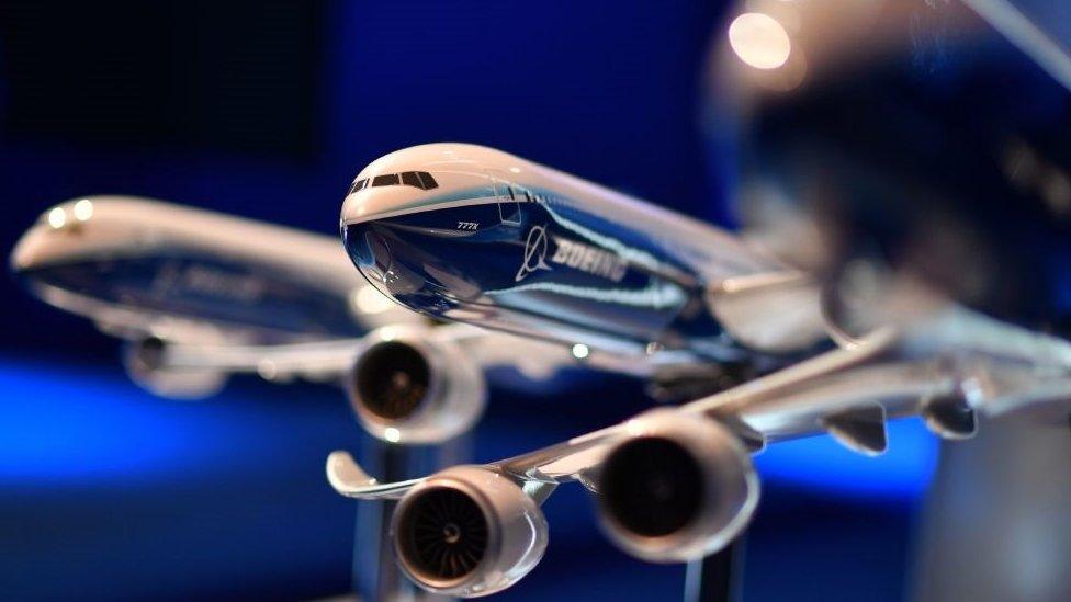 Models of Boeing aircraft