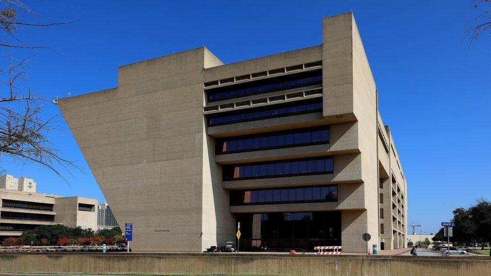 Dallas City Hall, designed by architects I M Pei and Theodore J Musho