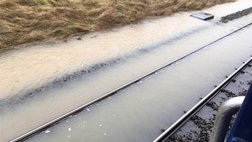 Flooding at Shap Beck