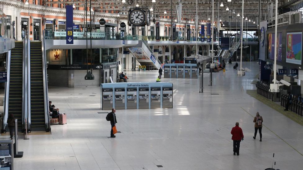 Waterloo station, 25 March 2020