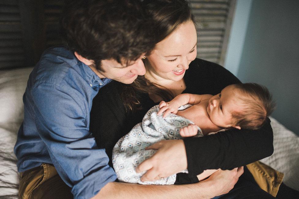 Arlo with Tom and Elizabeth Flight