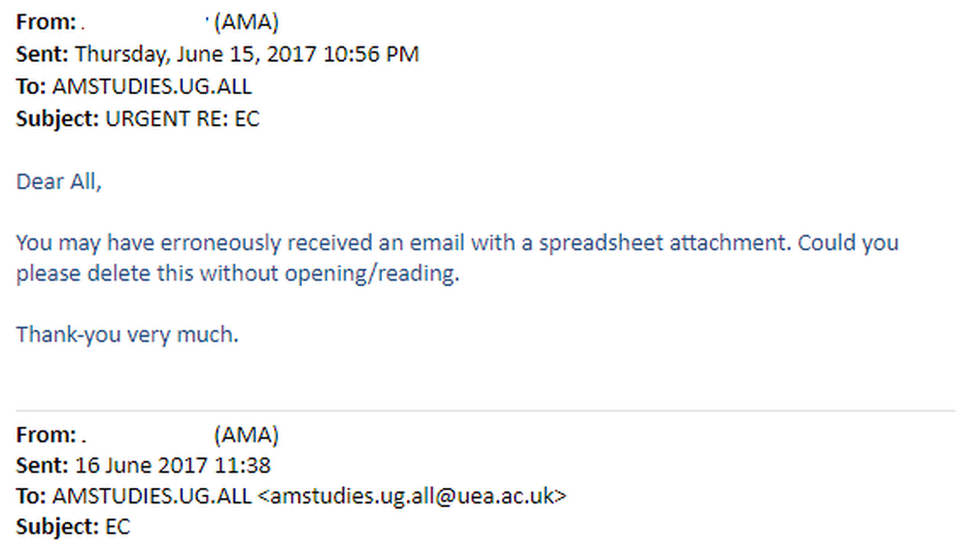 UEA email