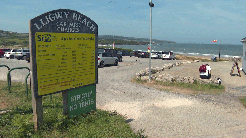 Lligwy beach car park