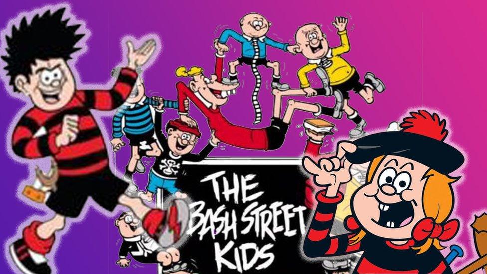 Dennis, the Bash Street Kids and Minnie the Minx