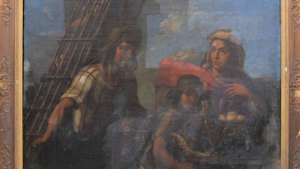 One of the paintings