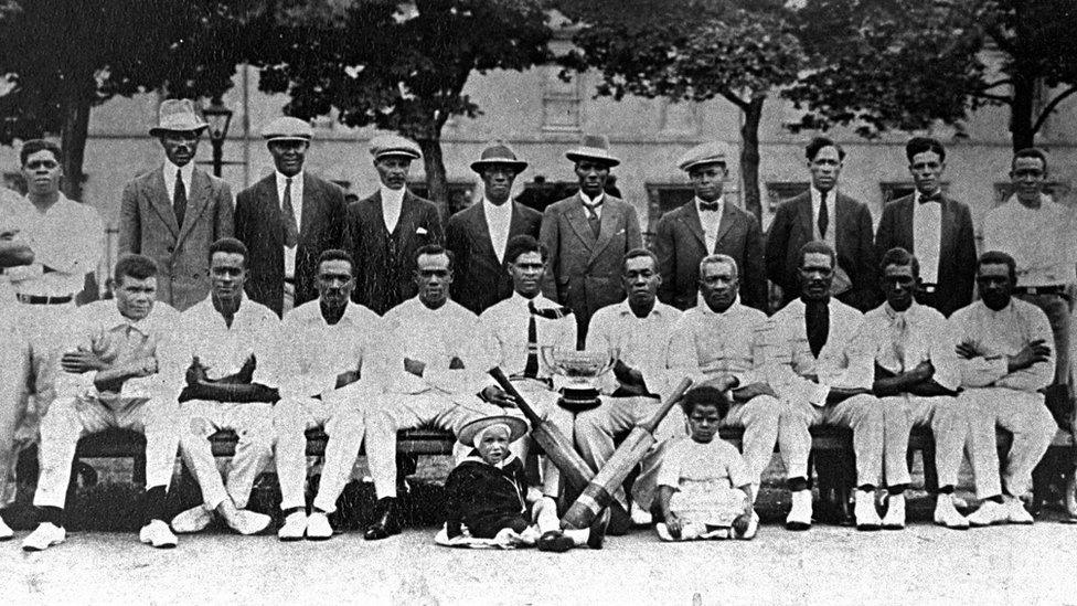 Cardiff International Athletics Club formed a cricket team in the 1940s