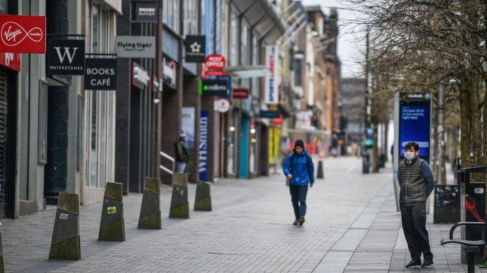 Empty high street