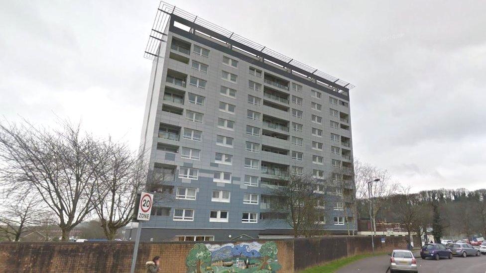 Milton Court is one of the three tower blocks affected