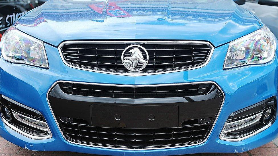 A new Holden vehicle stands for sale at a dealership at Thebarton on July 30, 2013 in Adelaide, Australia.