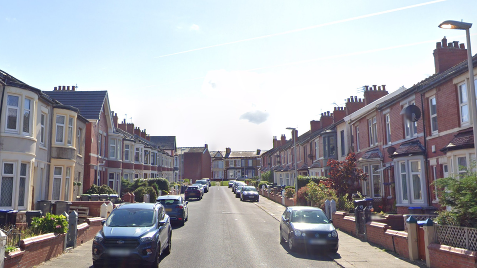 Redcar Road in Blackpool