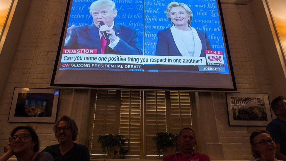 People in Hong Kong watching the election