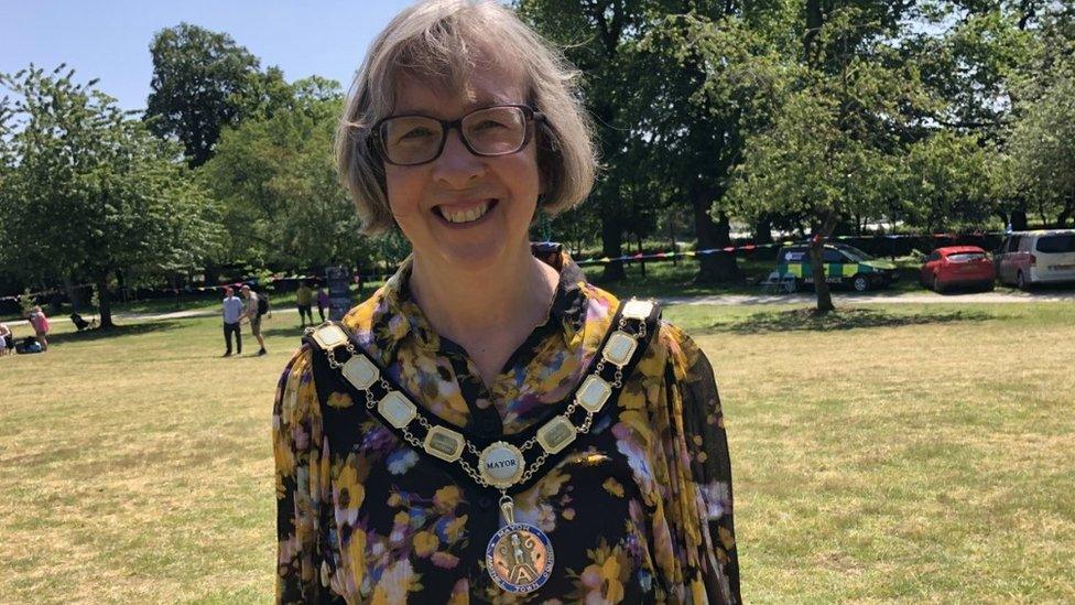 Susan Clinch, mayor of Ampthill