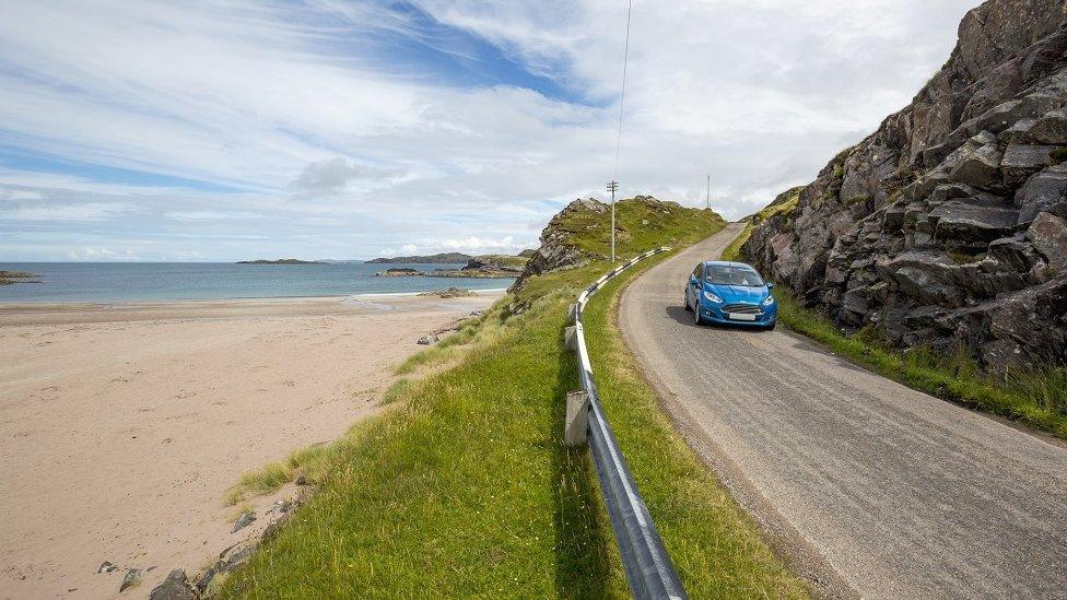 Car on NC500