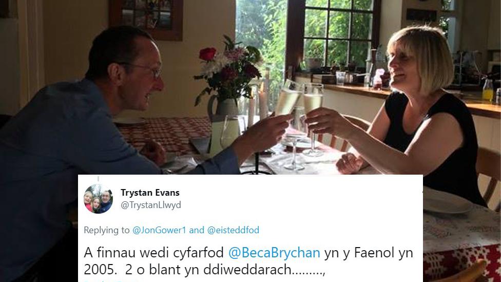 Trystan Evans a Beca Brychan