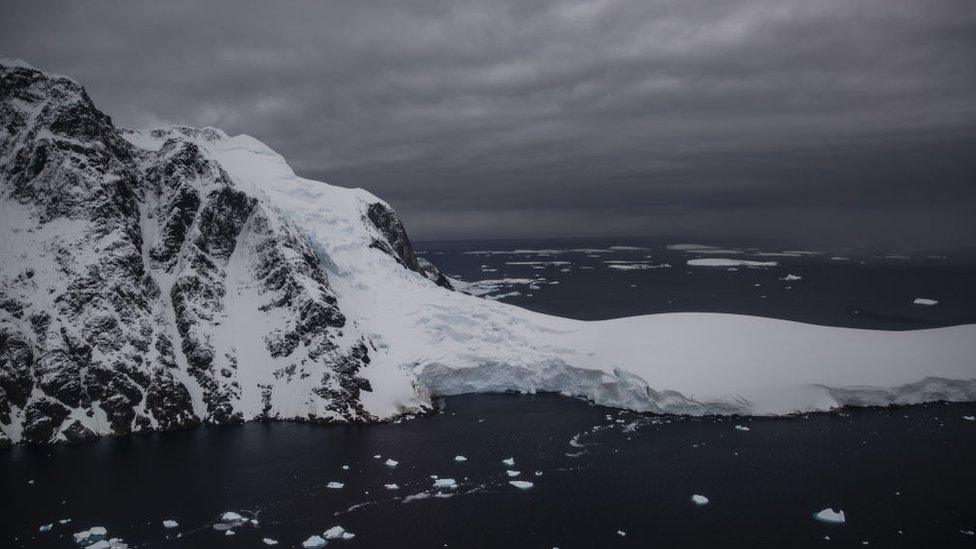 Ice in Antarctica