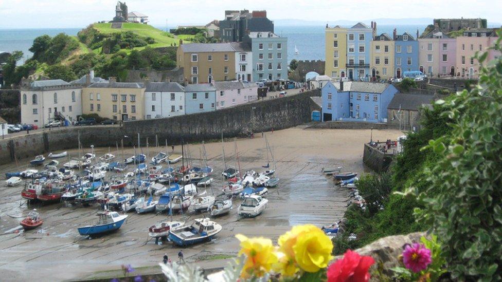 Tenby Harbour, Pembrokeshire - photo by Susan Powell