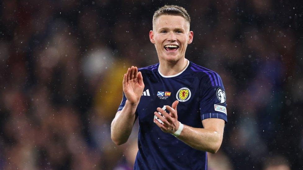 Scott McTominay celebrates