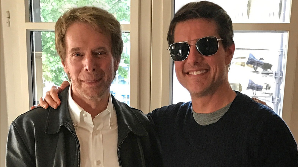 Jerry Bruckheimer and Tom Cruise