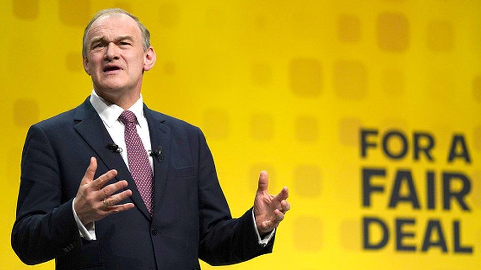 Lib Dem leader Ed Davey