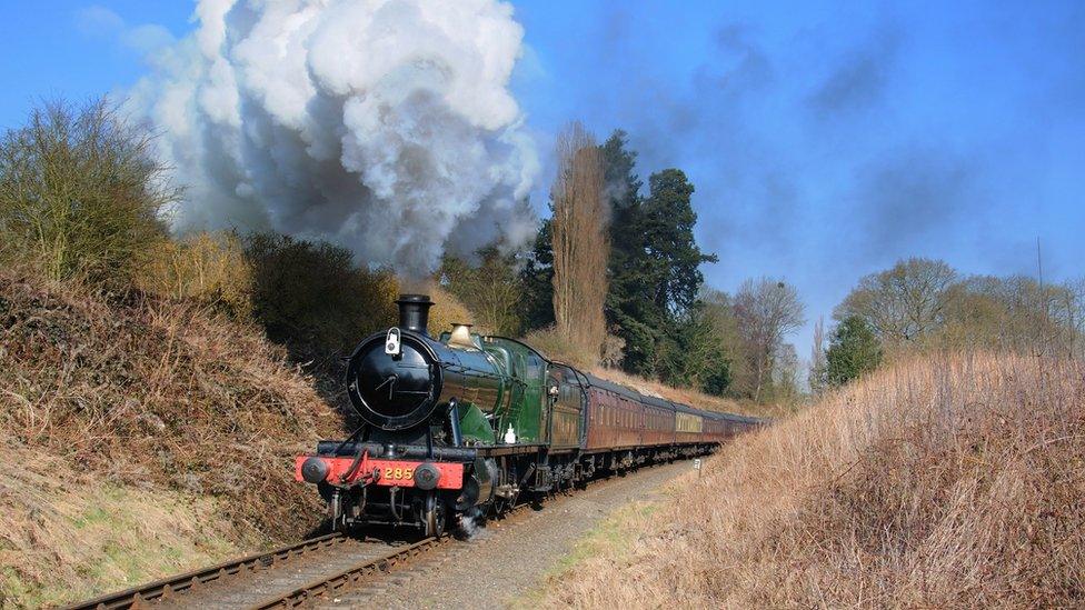 Locomotive No 2857 as seen in Enola Holmes