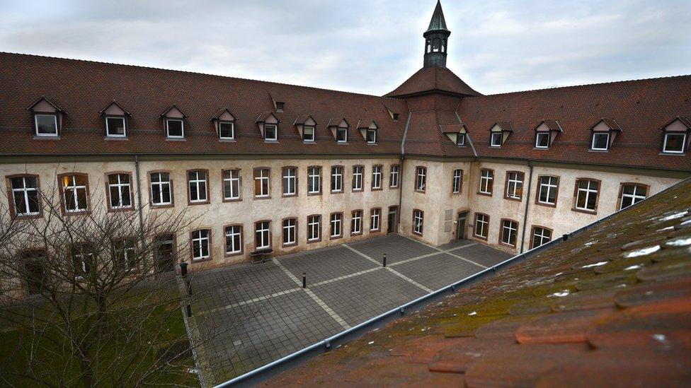 A picture shows the building of the Ecole Nationale d'Administration (National School of Administration) (ENA) on January 14, 2013 in Strasbourg, eastern France.