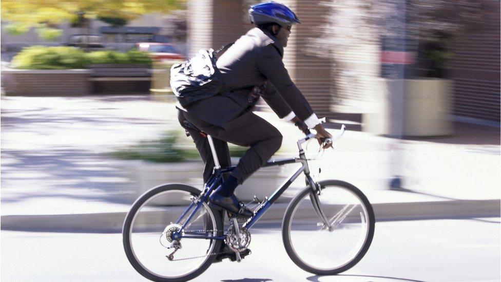 Urban cyclist