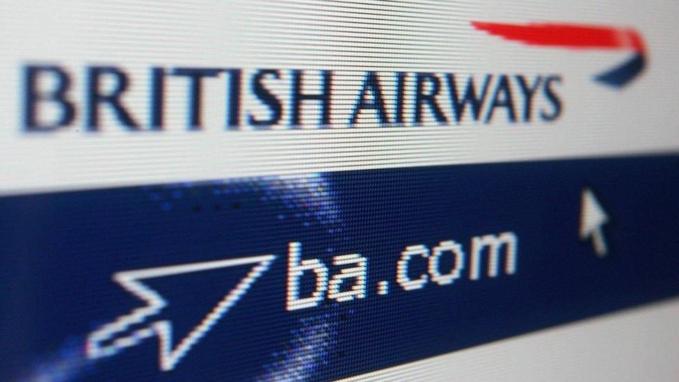 BA website