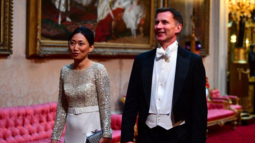 Jeremy Hunt and his wife Lucia