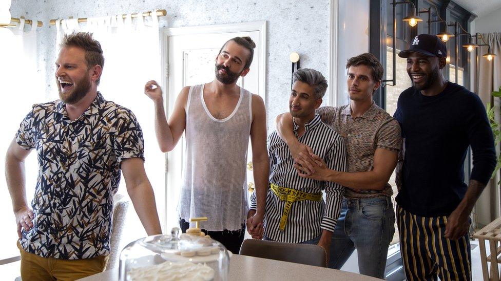 Bobby Berk, Jonathan Van Ness, Tan France, Antoni Porowski, Karamo Brown