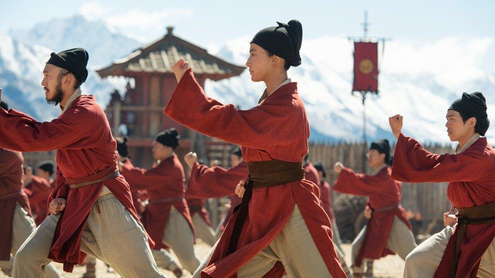 Promotional still from Disney's Mulan