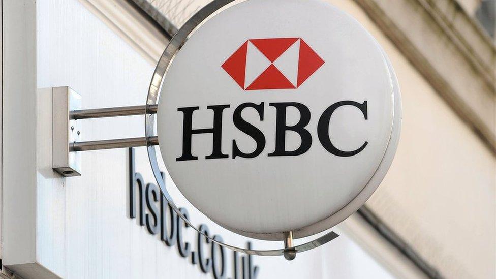 HSBC sign