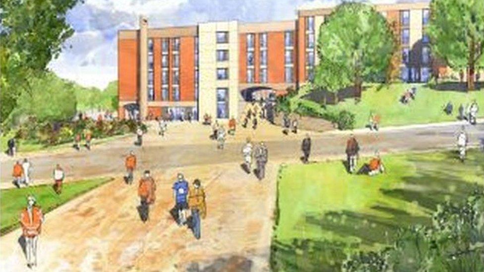 Artist's impression of the new Falmer reception